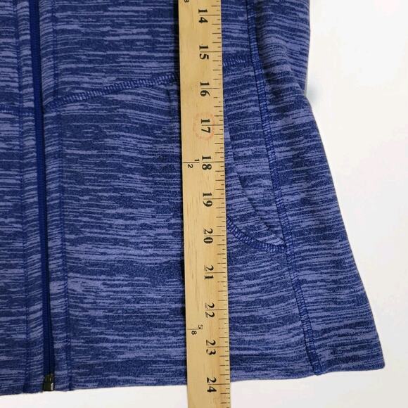 The North Face Polartec Stria Mezzaluna Hoodie Womens Small Blue Full Zip - Picture 5 of 7